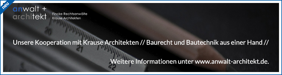 Unsere Kooperation mit Krause Architekten // Baurecht und Bautechnik aus einer Hand